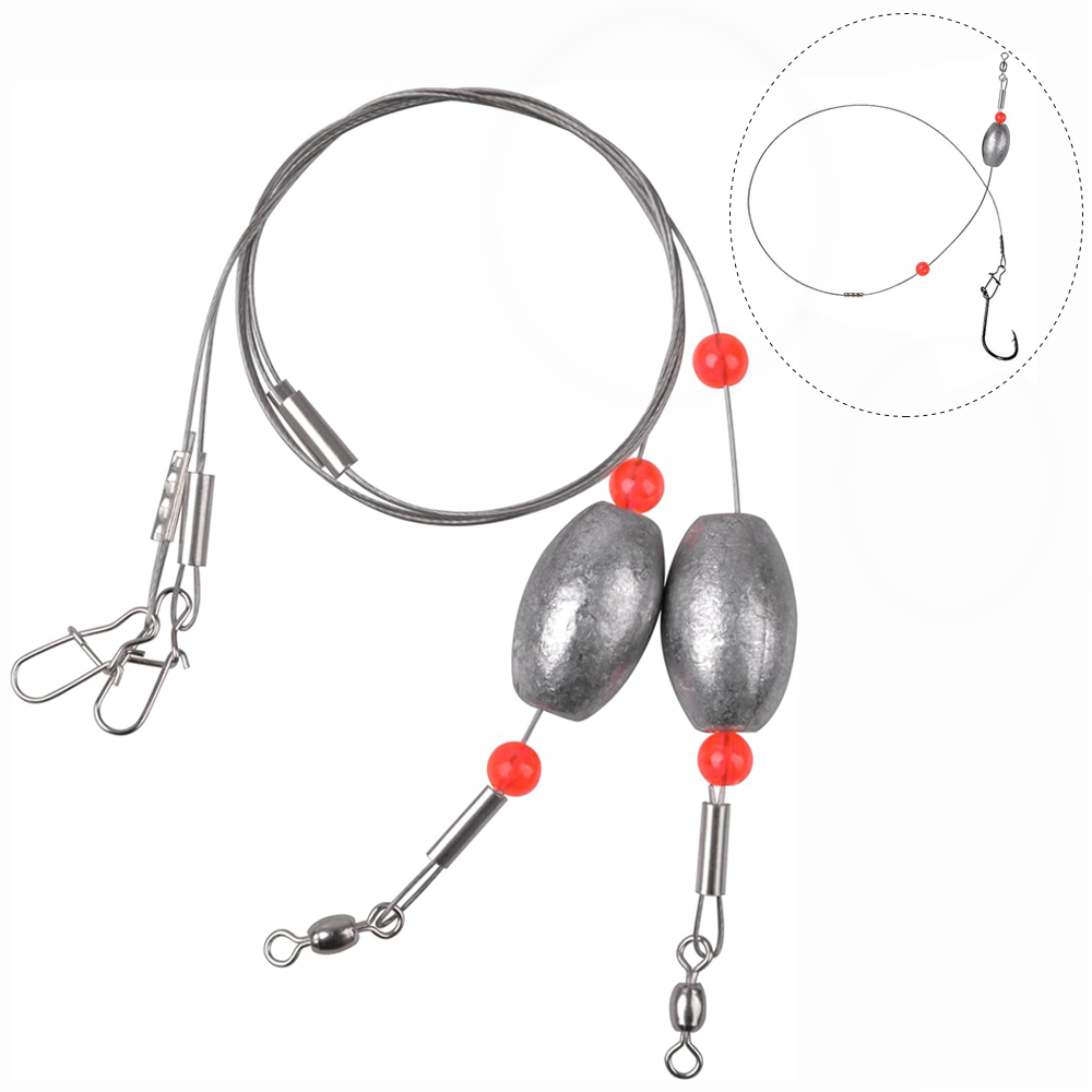 Fishing Equipment Shop - 2 adet Balıkçılık Yumurta Platin Ağırlık