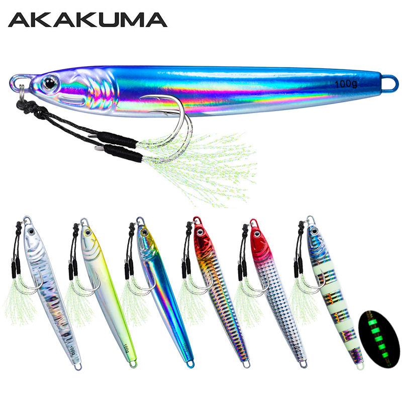 Jig Head Lure - 7 adet 40g 60g 80g 100g