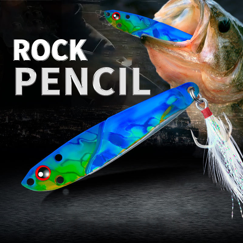 Jig Head Lure - 1 Adet Metal Jig 3D Balık