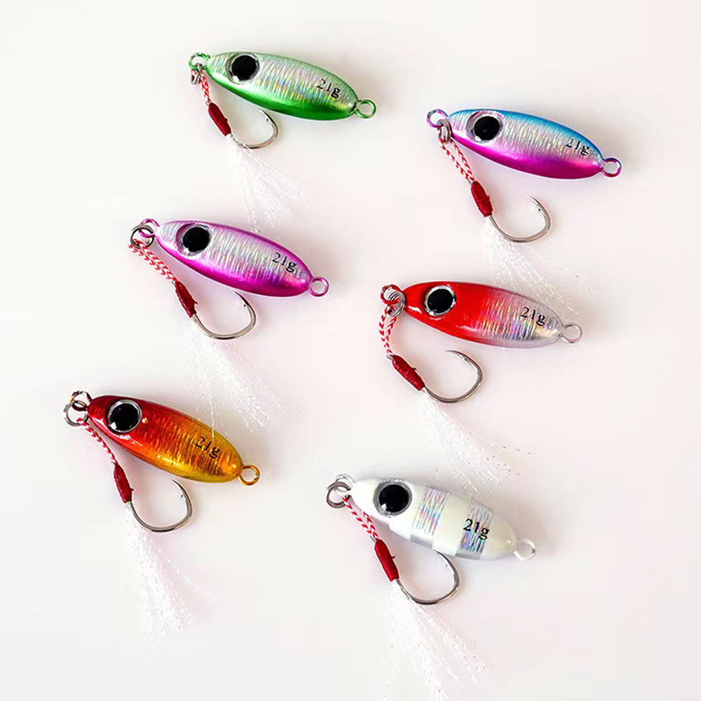 Jig Head Lure - 6 adet Mikro Metal Jig Balıkçılık
