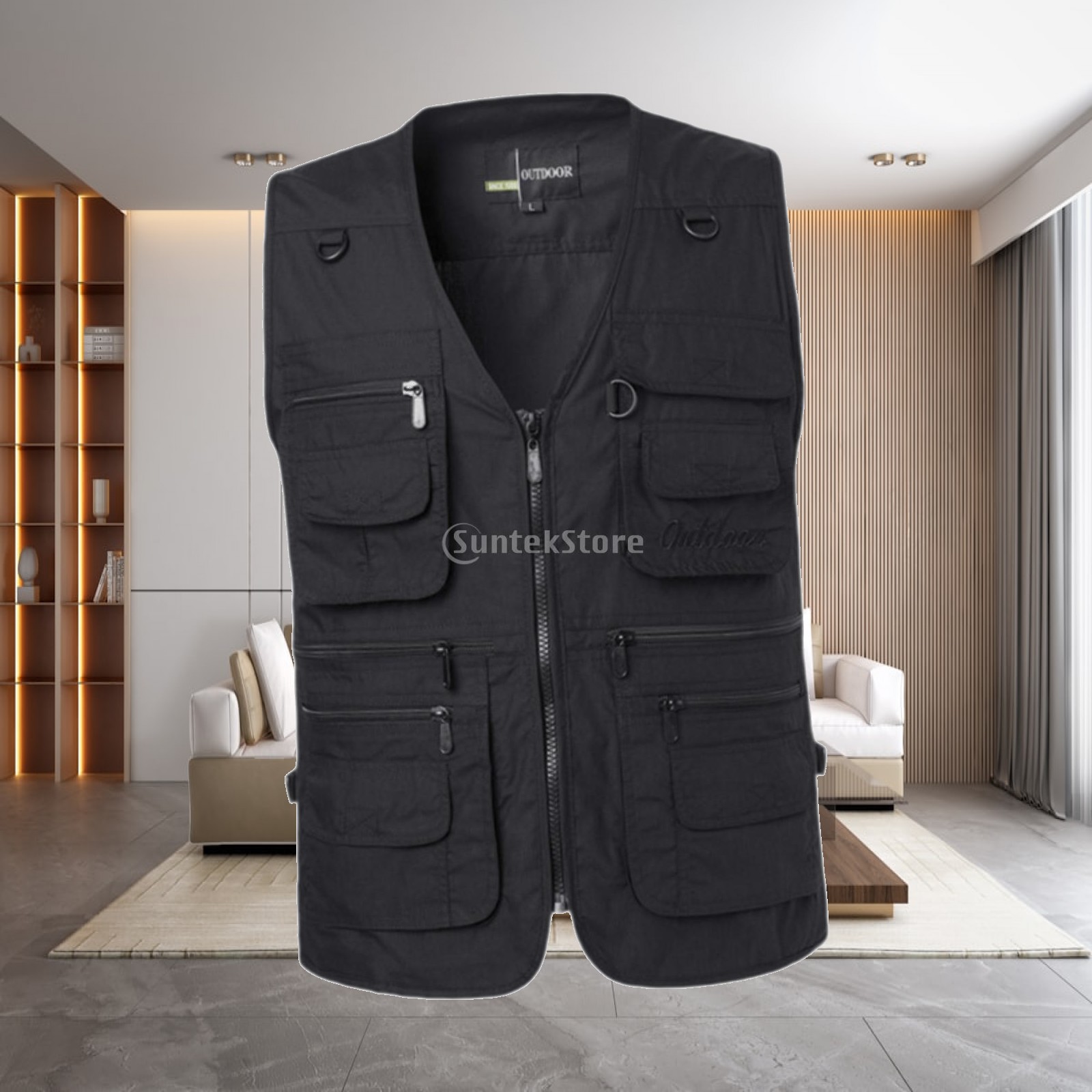 Fishing Vest Jacket - Fileli Sinek Balıkçılığı Yeleği Ayarlanabilir Çok