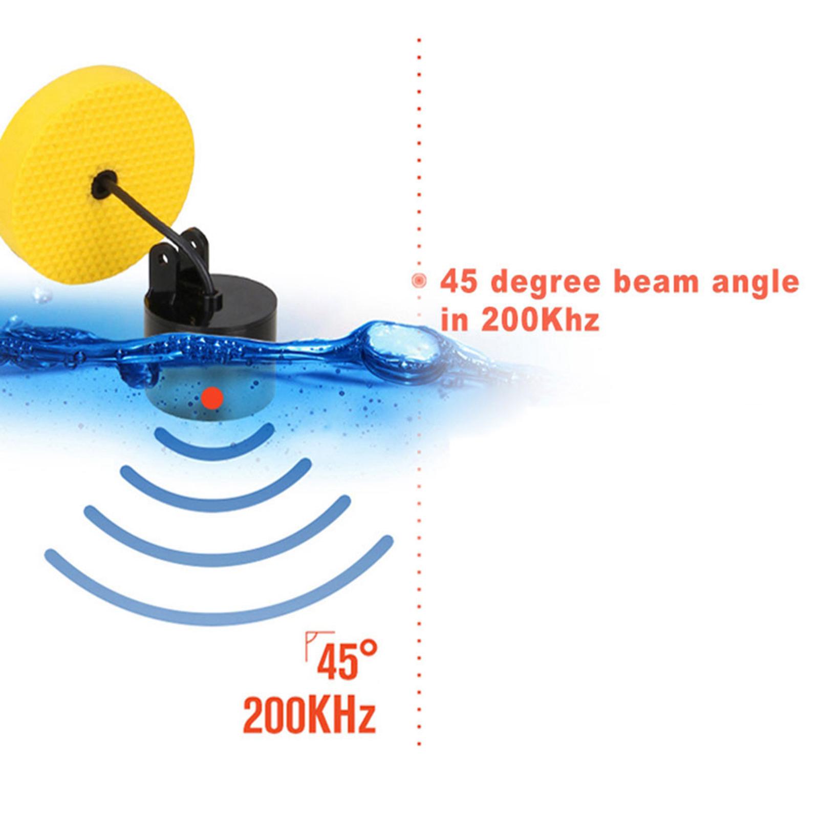 Fishing Equipment English - Taşınabilir Balık Bulucu Dedektörü Sonar Derinlik