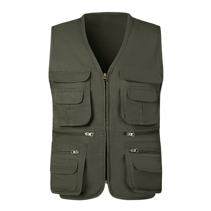 Fishing Vest Jacket - Yaz Erkekler Taktik Yürüyüş balıkçı yeleği