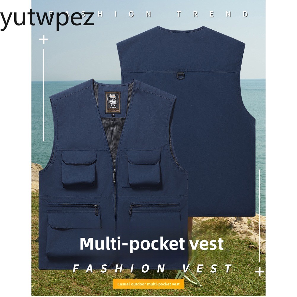 Fishing Vest Jacket - Erkek Açık Hava Yürüyüş Sporları Güneş