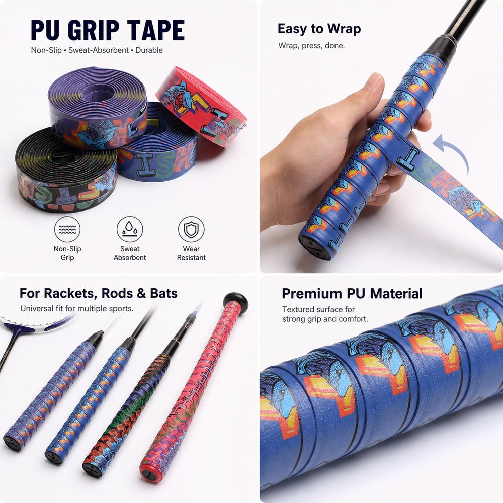 PU Badminton Raketi Yastık Kıl - Fishing Rod Wrap Tape incelemesi ve fiyatı