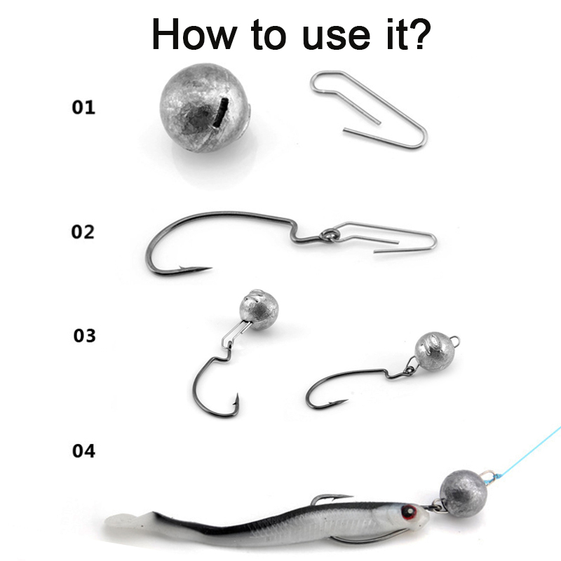 Simpleyi 5 adet/grup kurşun ağ - Jig Head Lure incelemesi ve fiyatı