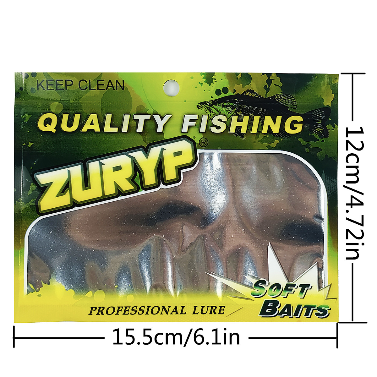100 adet yem butik ambalaj çan - Soft Plastic Lure incelemesi ve fiyatı