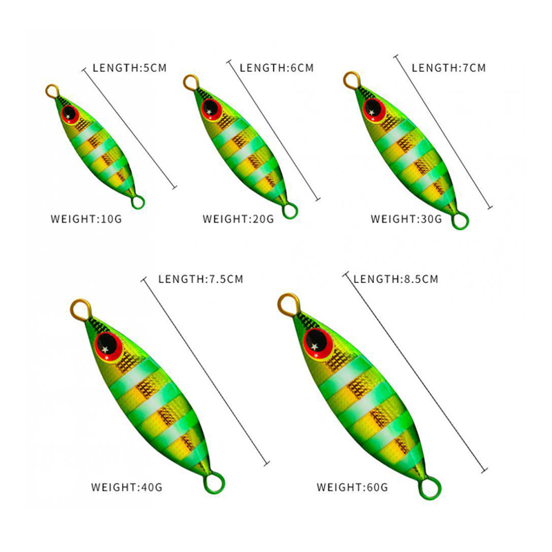 Metal yavaş Jig cazibesi sert  - Jig Head Lure incelemesi ve fiyatı