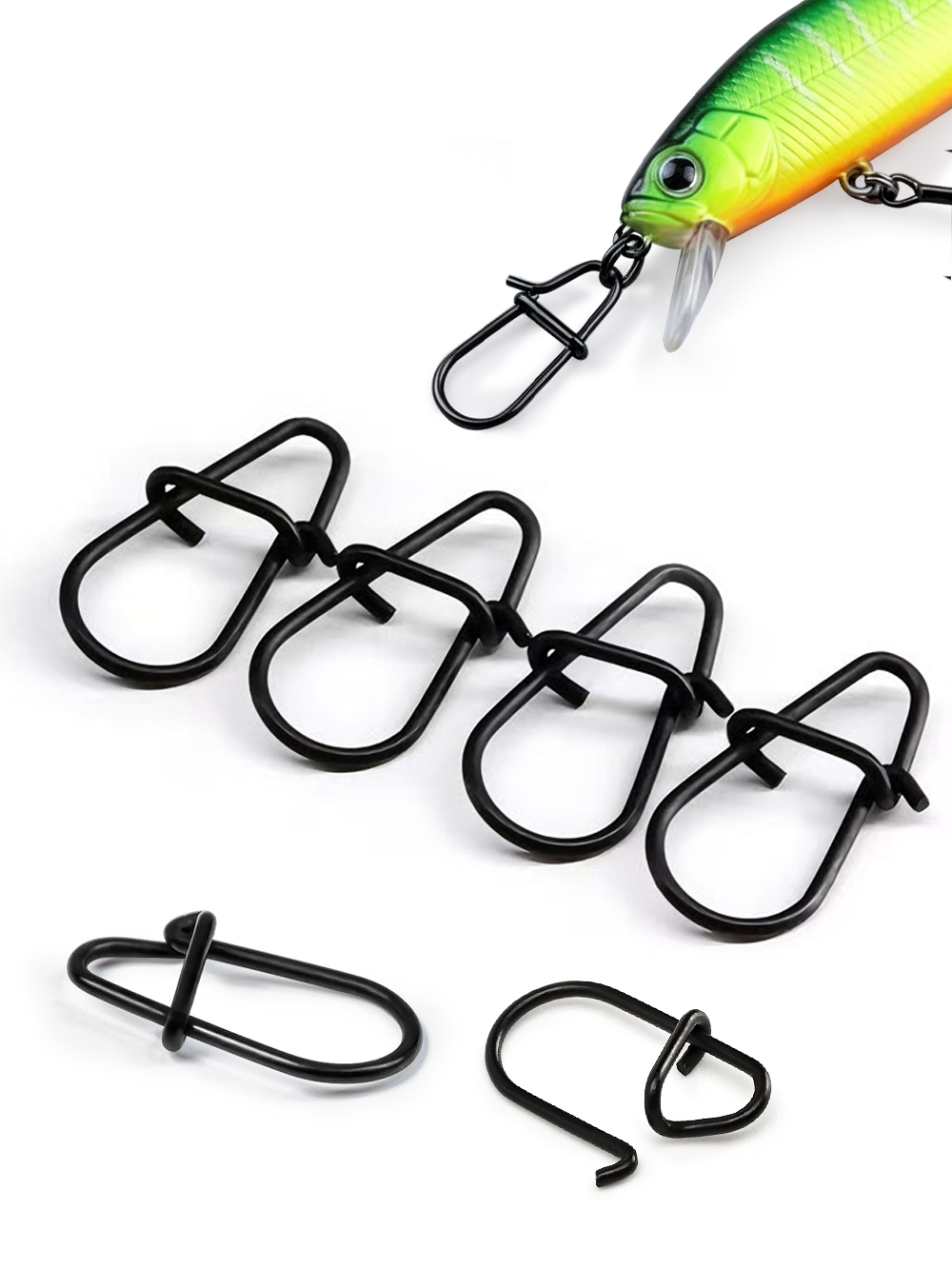 GOBAIT 100 Adet Siyah Paslanma - Fishing Equipment Gear incelemesi ve fiyatı