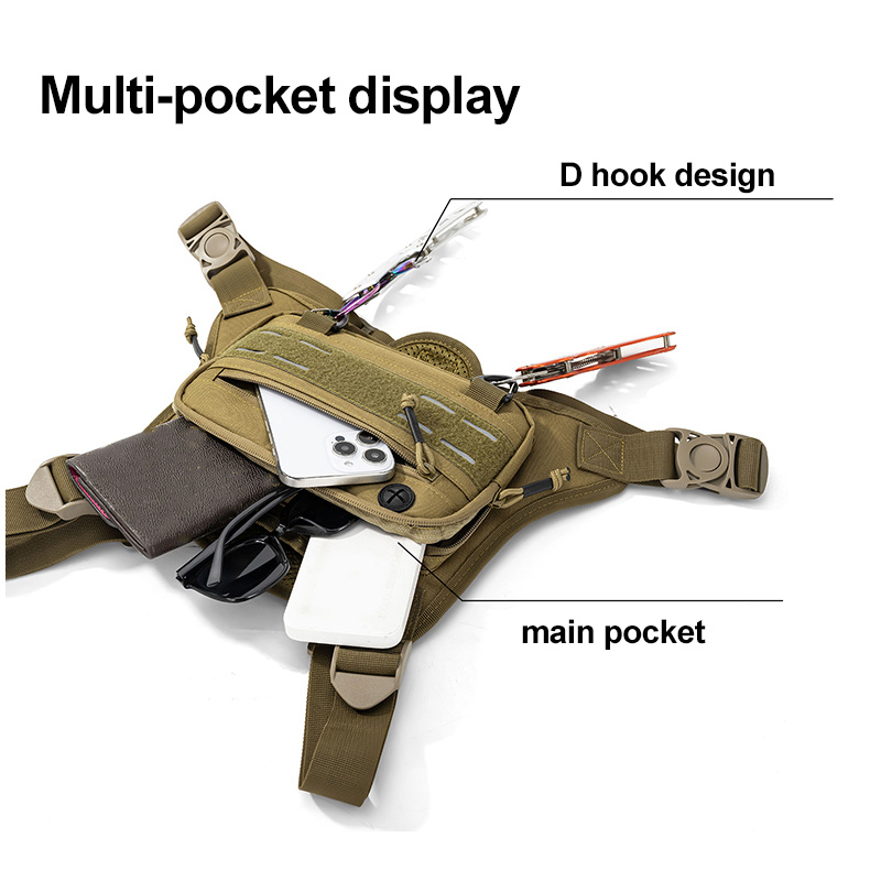 Taktik ön göğüs rig çantası ye - Fishing Vest Jacket incelemesi ve fiyatı