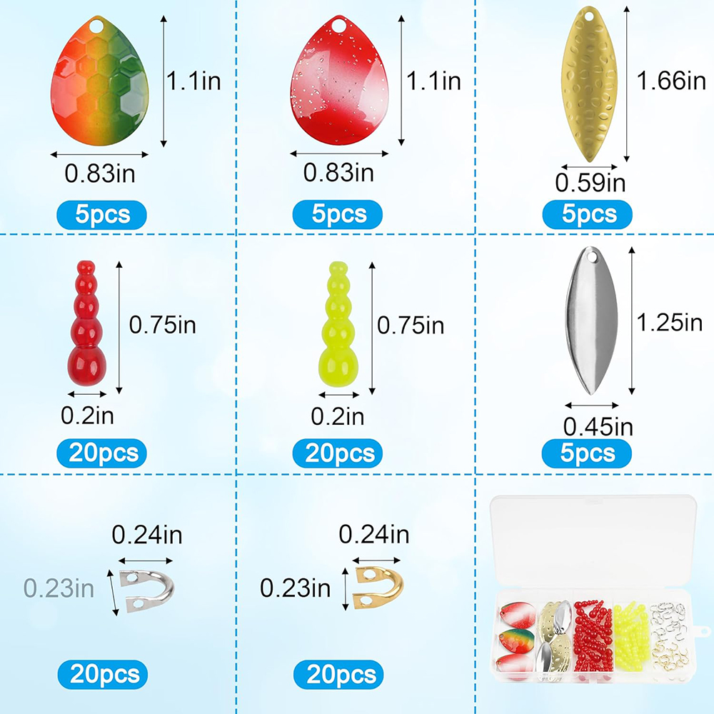 100 adet Walleye Rig yapma kit - Fishing Equipment Shop incelemesi ve fiyatı