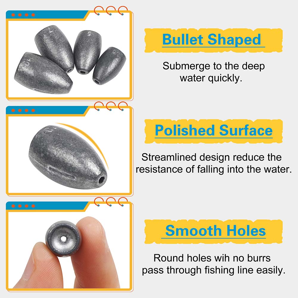 Bullet balıkçılık kers ler ağı - Bass Fishing Lure incelemesi ve fiyatı