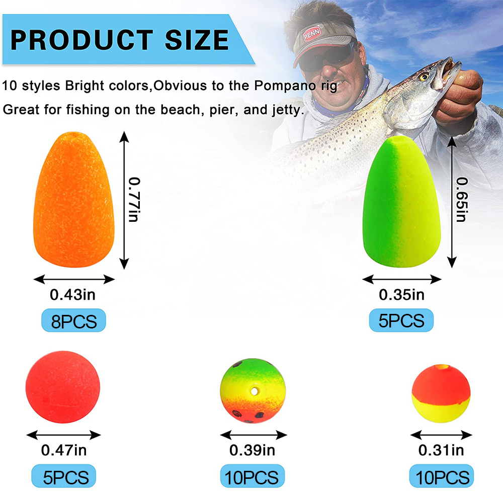 138 adet Pompano kuleleri yüze - Fishing Equipment Shop incelemesi ve fiyatı