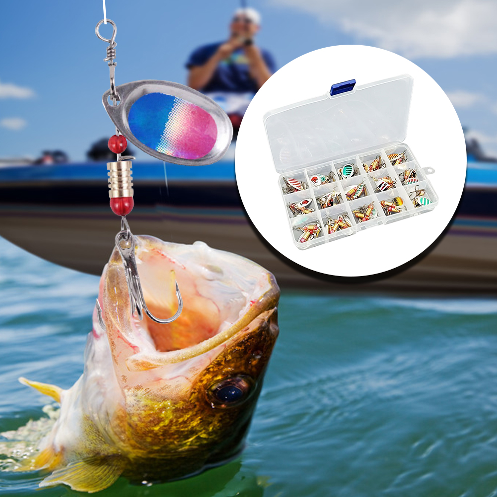 30 adet Metal Kaşık Spinner Ba - Bass Fishing Lure incelemesi ve fiyatı